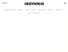 Tablet Screenshot of pawelkrzywicki.com